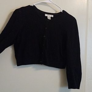 Maternity 3/4 sleeve cropped cardigan